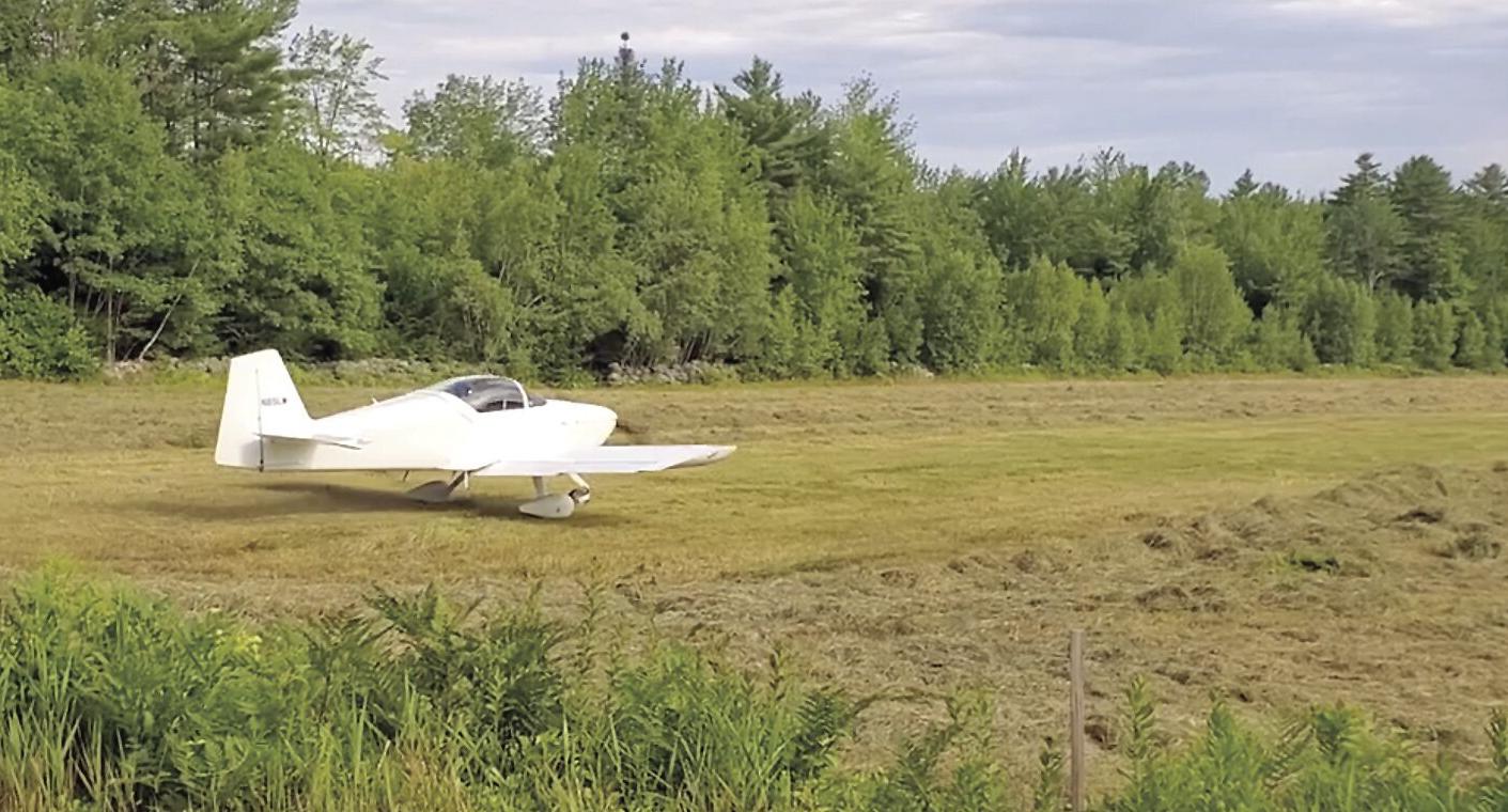 Out of gas, former fighter pilot lands small plane in Brownfield field